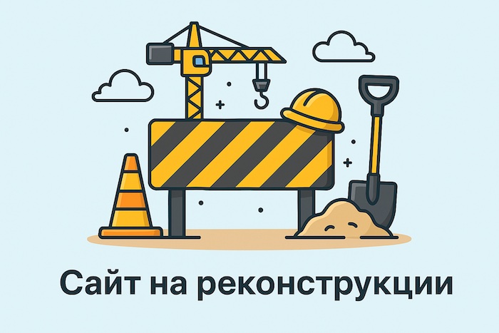 Сайт на реконструкции